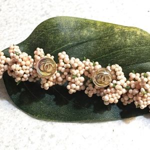 Vintage CHANEL Buttons Earring Studs